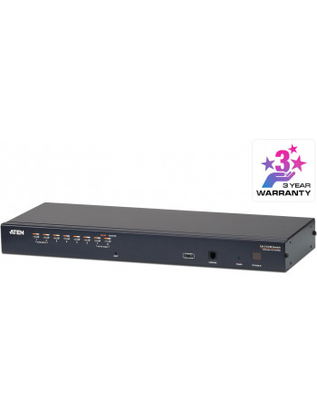 ATEN Switch KVM Cat 5 Multi-Interface de 8 portas (DisplayPort, HDMI, DVI, VGA)