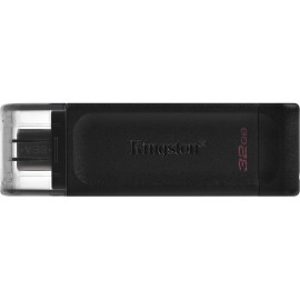 Kingston Technology DataTraveler 70 unidade de memória USB 32 GB USB Type-C 3.2 Gen 1 (3.1 Gen 1) Preto