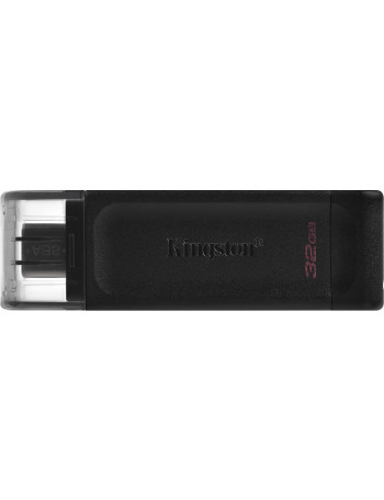 Kingston Technology DataTraveler 70 unidade de memória USB 32 GB USB Type-C 3.2 Gen 1 (3.1 Gen 1) Preto