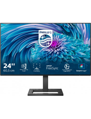 Philips 242E2FA 00 monitor de ecrã 60,5 cm (23.8") 1920 x 1080 pixels Preto