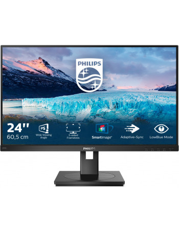 Philips S Line 242S1AE 00 LED display 60,5 cm (23.8") 1920 x 1080 pixels Full HD Preto