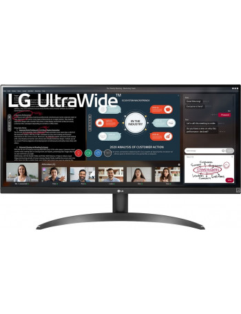 LG 29WP500-B monitor de ecrã 73,7 cm (29") 2560 x 1080 pixels UltraWide Full HD LED Preto