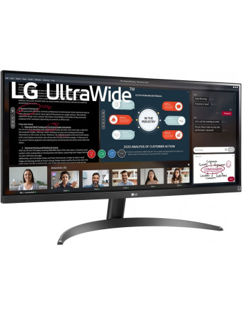 LG 29WP500-B monitor de ecrã 73,7 cm (29") 2560 x 1080 pixels UltraWide Full HD LED Preto