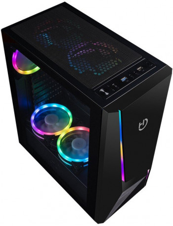 Hiditec V20 PRO ARGB PC Preto