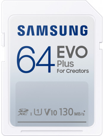 Samsung EVO Plus cartão de memória 64 GB SDXC UHS-I