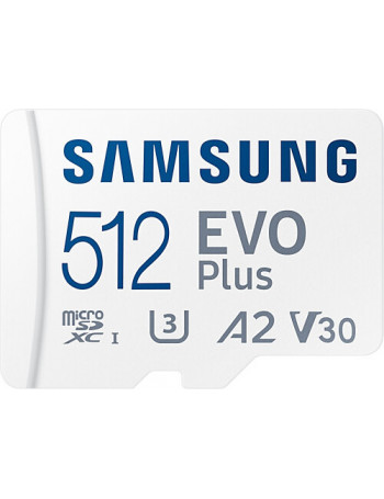 Samsung EVO Plus cartão de memória 512 GB MicroSDXC UHS-I Classe 10