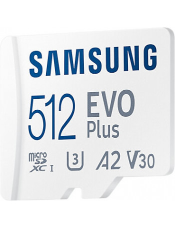 Samsung EVO Plus cartão de memória 512 GB MicroSDXC UHS-I Classe 10