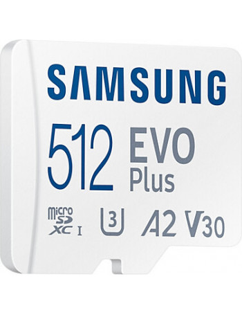 Samsung EVO Plus cartão de memória 512 GB MicroSDXC UHS-I Classe 10