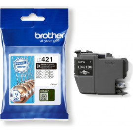 Brother LC-421BK tinteiro 1 unidade(s) Original Preto