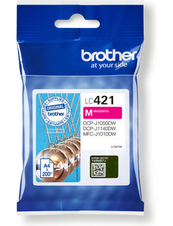 Brother LC-421M tinteiro 1 unidade(s) Original Magenta