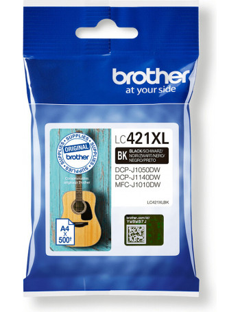 Brother LC-421XLBK tinteiro 1 unidade(s) Original Rendimento alto (XL) Preto