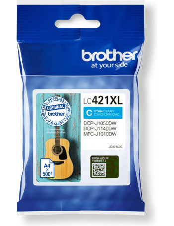 Brother LC-421XLC tinteiro 1 unidade(s) Original Rendimento alto (XL) Ciano