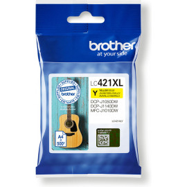 Brother LC-421XLY tinteiro 1 unidade(s) Original Rendimento alto (XL) Amarelo