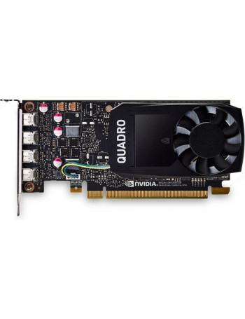 PNY VCQP1000DVIV2-PB placa de vídeo NVIDIA Quadro P1000 V2 4 GB GDDR5