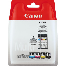 Canon CLI-581 Multipack tinteiro Original Preto, Ciano, Magenta, Amarelo