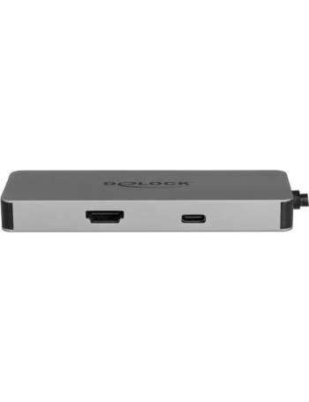 DeLOCK 87743 hub de interface USB 3.2 Gen 1 (3.1 Gen 1) Type-C Cinzento