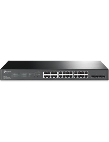 TP-LINK TL-SG2428P switch de rede Gigabit Ethernet (10 100 1000) Power over Ethernet (PoE) Preto