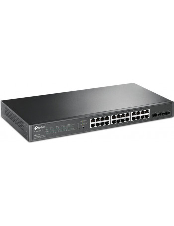 TP-LINK TL-SG2428P switch de rede Gigabit Ethernet (10 100 1000) Power over Ethernet (PoE) Preto