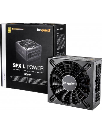 be quiet! SFX L Power fonte de alimentação 600 W 20+4 pin ATX Preto