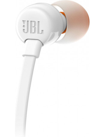 JBL T110 Auscultadores Com fios Intra-auditivo Calls Music Branco