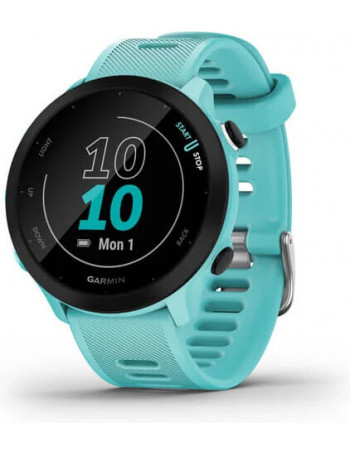 Garmin Forerunner 55 relógio desportivo Bluetooth 208 x 208 pixels Cor aqua, Preto