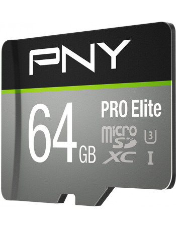 PNY PRO Elite cartão de memória 64 GB MicroSDXC UHS-I Classe 10
