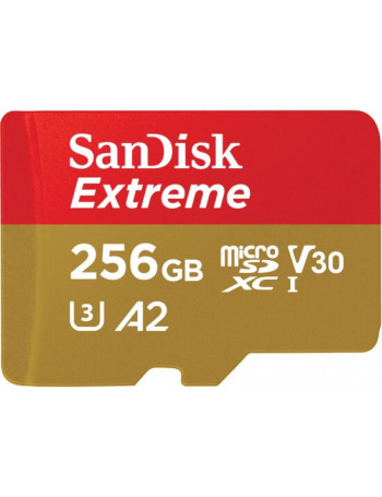 SanDisk 256GB Extreme microSDXC cartão de memória Classe 10