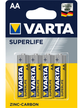 Varta SUPERLIFE Bateria descartável AA Zinco-carbono