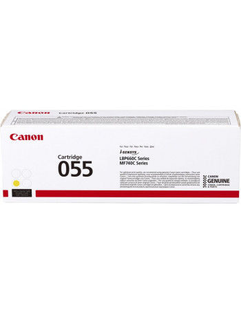 Canon 055 toner 1 unidade(s) Original Amarelo