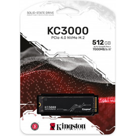 Kingston Technology KC3000 M.2 512 GB PCI Express 4.0 3D TLC NVMe