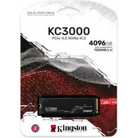 Kingston Technology KC3000 M.2 4096 GB PCI Express 4.0 3D TLC NVMe