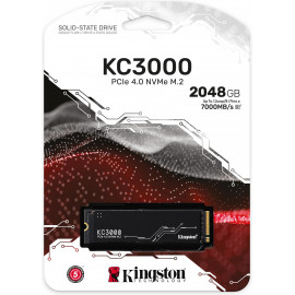 Kingston Technology KC3000 M.2 2048 GB PCI Express 4.0 3D TLC NVMe