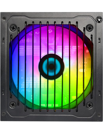 CoolBox DeepEnergy RGB600 fonte de alimentação 600 W 20+4 pin ATX ATX Preto