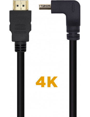 AISENS A120-0456 cabo HDMI 1 m HDMI Type A (Standard) Preto