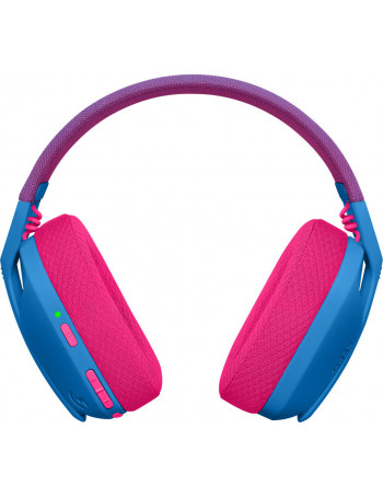 Logitech G G435 Auscultadores Sem fios Fita de cabeça Jogos Bluetooth Azul, Rosa