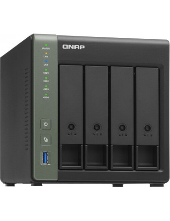 QNAP TS-431KX-2G servidor NAS e de armazenamento Tower Ethernet LAN Preto Alpine AL-214