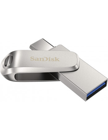 SanDisk Ultra Dual Drive Luxe unidade de memória USB 1000 GB USB Type-A   USB Type-C 3.2 Gen 1 (3.1 Gen 1) Aço inoxidável