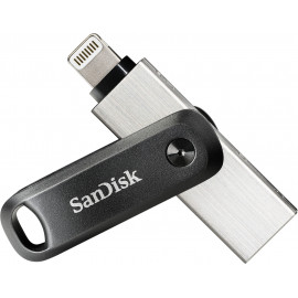 SanDisk SDIX60N-256G-GN6NE unidade de memória USB 256 GB 3.2 Gen 1 (3.1 Gen 1) Cinzento, Prateado