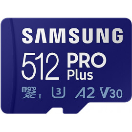 Samsung PRO Plus cartão de memória 512 GB MicroSDXC UHS-I Classe 10