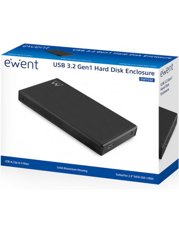 Ewent EW7032 Caixa para Discos Rígidos Compartimento HDD SSD Preto 2.5"