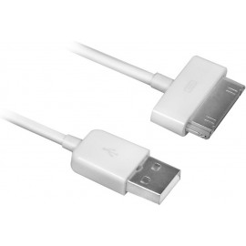 Ewent EW9903 cabo para telemóvel Branco 1,5 m USB A Apple 30-pin