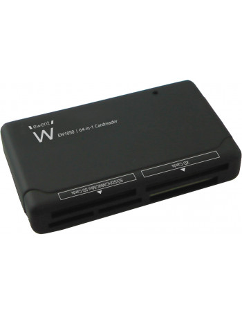Ewent EW1050 leitor de cartões USB 2.0 Preto