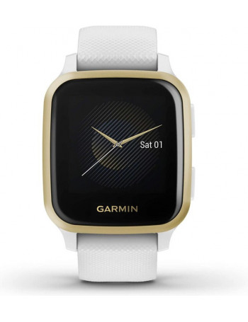 Garmin Venu SQ 3,3 cm (1.3") 40 mm LCD Dourado, Branco GPS