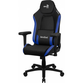 Aerocool CROWNBB cadeira gaiming Cadeira de jogos universal Assento acolchoado Preto, Azul