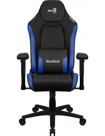 Aerocool CROWNBB cadeira gaiming Cadeira de jogos universal Assento acolchoado Preto, Azul