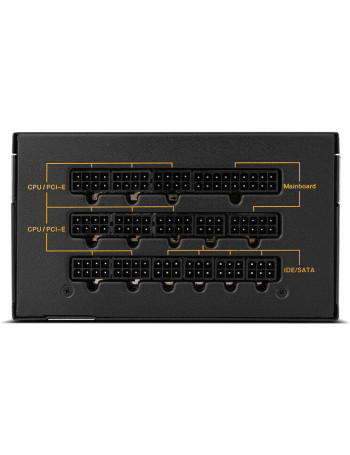 NOX HUMMER X 850W PLUS GOLD fonte de alimentação 24-pin ATX Preto