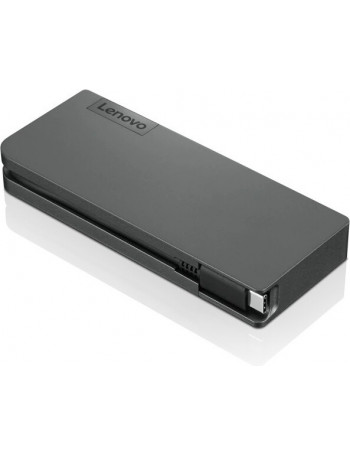 Lenovo 4X90S92381 base & duplicador de portas Com fios USB 3.2 Gen 1 (3.1 Gen 1) Type-C Cinzento