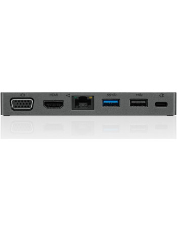 Lenovo 4X90S92381 base & duplicador de portas Com fios USB 3.2 Gen 1 (3.1 Gen 1) Type-C Cinzento