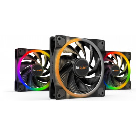 be quiet! Light Wings | 120mm PWM Triple Pack high-speed Caixa de computador Ventoinha 12 cm Preto 3 unidade(s)