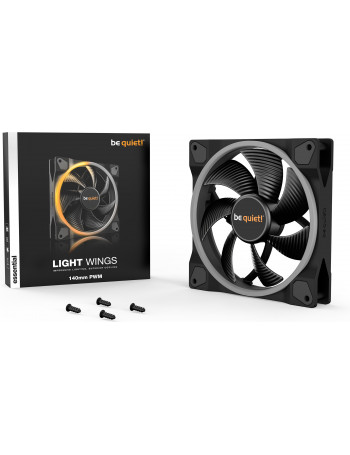 be quiet! Light Wings | 140mm PWM Caixa de computador Ventoinha 14 cm Preto 1 unidade(s)